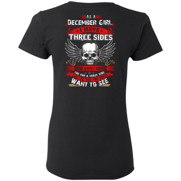 Limited Edition **December Girl With Three Sides** Shirts & Hoodies