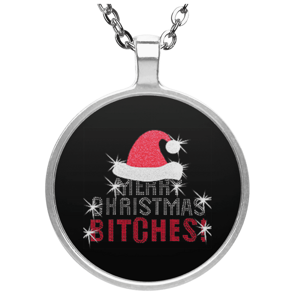 Limited Edition Christmas Bitches Circle Necklace