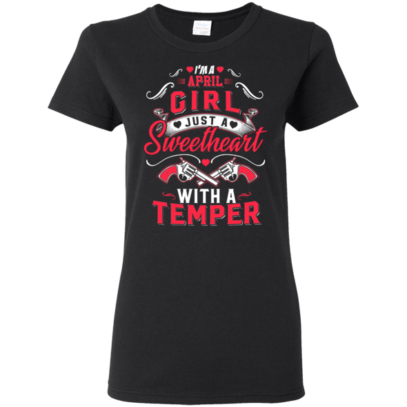 Sweetheart With Temper April Girl **Shirts & Hoodies