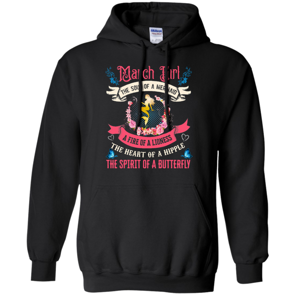 Limited Edition **March Girl With Soul Of Mermaid** Shirts & Hoodies