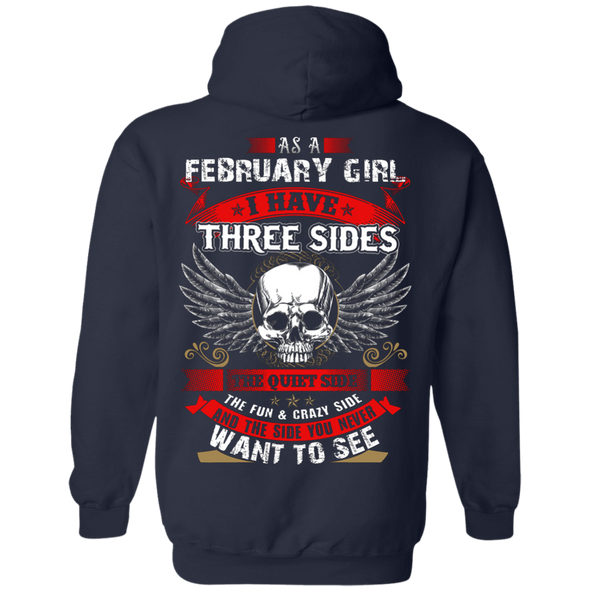 Limited Edition **February Girl With Three Sides** Shirts & Hoodies