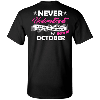 Limited Edition **Black Women Born In October** Shirts & Hoodies