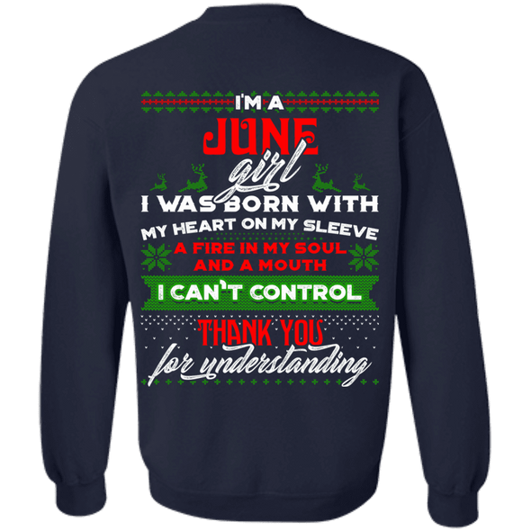 LIMITED EDITION JUNE GIRL CHRISTMAS BACK PRINT SHIRTS & HOODIES