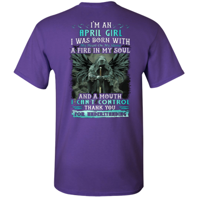 New Edition **April Girl Fire In A Soul Back Print** Shirts & Hoodies