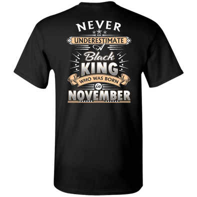 Limited Edition November Black King Shirts & Hoodies