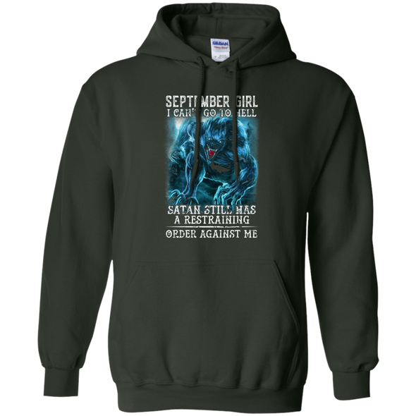 Limited Edition **As A September Girl I Can't Go To Hell** Shirts & Hoodie
