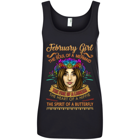 Limited Edition **February Girl Born With Mermaid Soul** Shirts & Hoodies