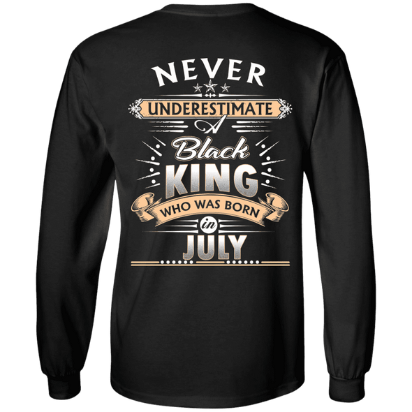 Limited Edition July Black King Shirts & Hoodies