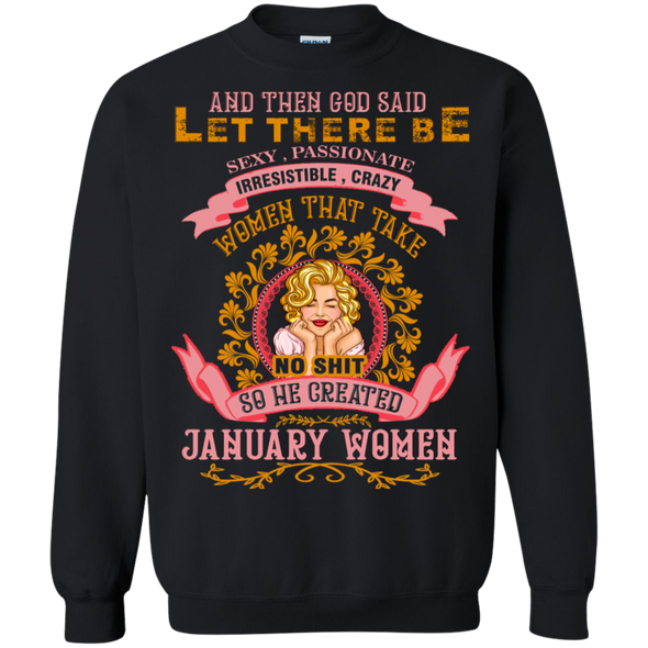 Limited Edition **When God Created January Women** Shirts & Hoodies