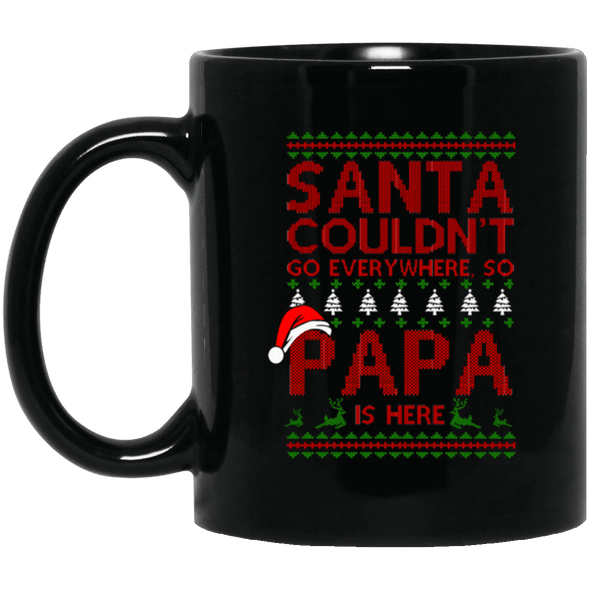 Limited Edition Christmas Santa Go Every Where Black Mug