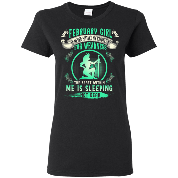 Limited Edition **Sleeping Beast February Girl** Shirts & Hoodies