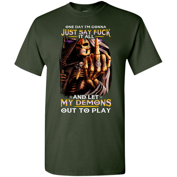 Limited Edition **Let My Demons Out To Play** Quotation Shirt & Hoodies