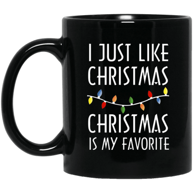 Limited Edition Christmas Is My Favourite Black Mug