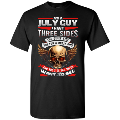 Limited Edition **July Born Guy With Three Side** Shirts & Hodiee