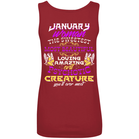 Limited Edition January Sweet Women Back Print Shirts & Hoodies