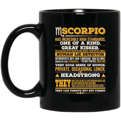 Scorpio Long Quote Mug