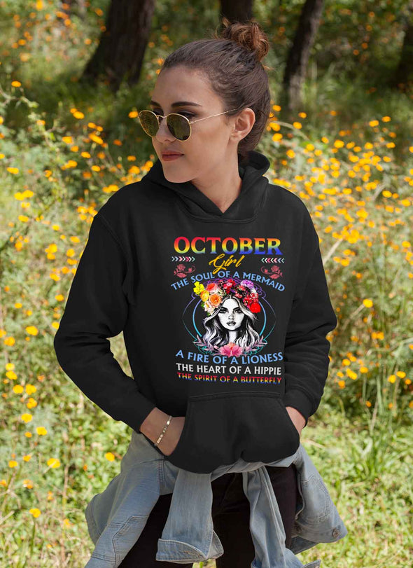 Limited Edition **October Girl Fire Of Lioness** Shirts & Hoodies
