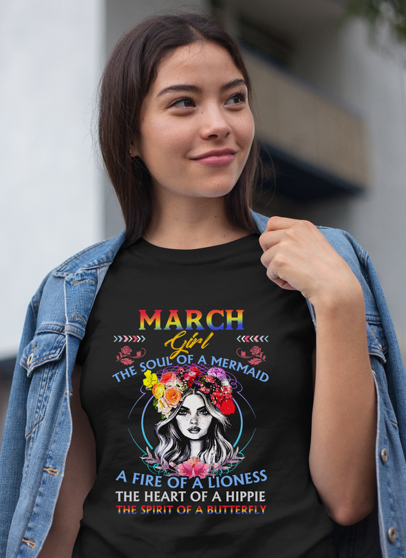 Limited Edition **March Girl Fire Of Lioness** Shirts & Hoodies