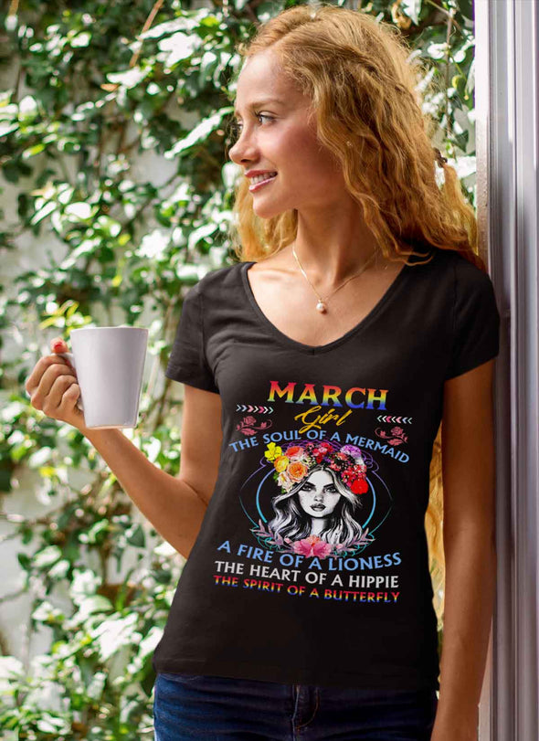 Limited Edition **March Girl Fire Of Lioness** Shirts & Hoodies