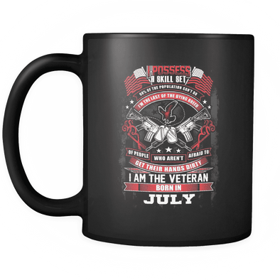 Veteran Born In July Mug