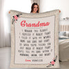 "We Hugged This Blanket" Custom Blanket For Grandma/Grandpa/Mamma/Papa/Auntie