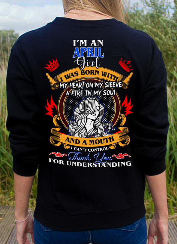 Limited Edition **Girl Born In April** Shirts & Hoodies