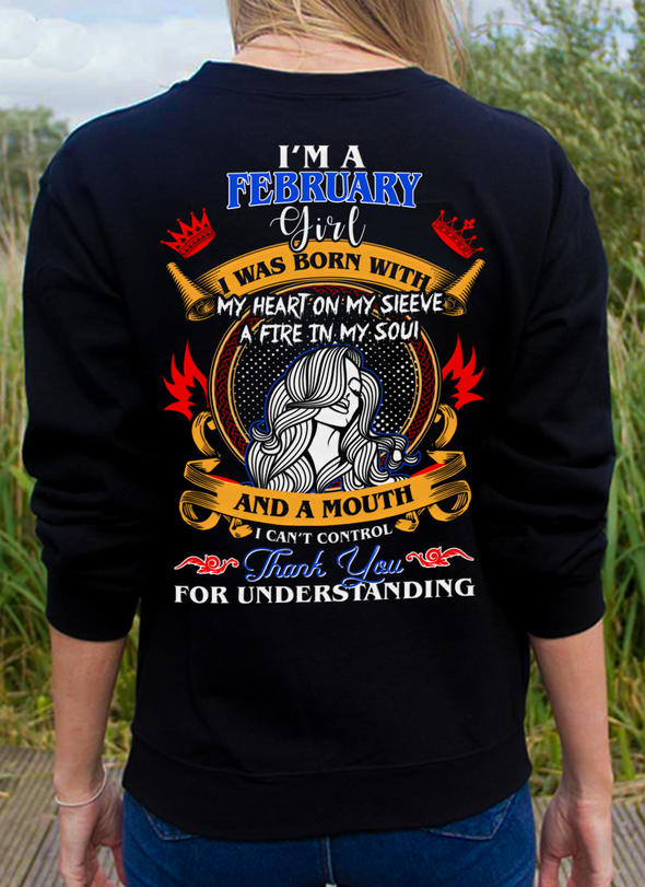 Limited Edition **Girl Born In February** Shirts & Hoodies