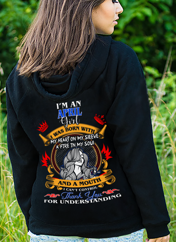 Limited Edition **Girl Born In April** Shirts & Hoodies