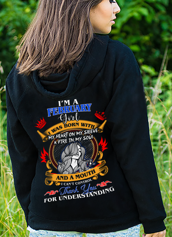 Limited Edition **Girl Born In February** Shirts & Hoodies