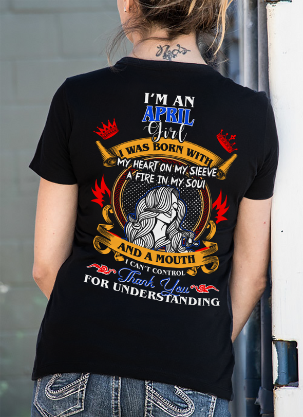 Limited Edition **Girl Born In April** Shirts & Hoodies