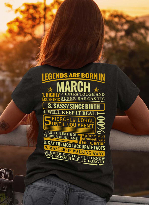 New Edition **Legends Are Born In March** Shirts & Hoodies