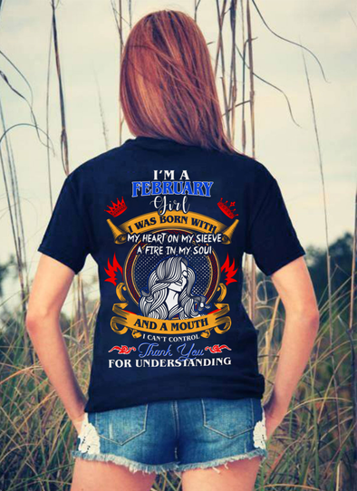 Limited Edition **Girl Born In February** Shirts & Hoodies