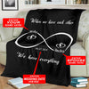 Limited Edition Infinity Love Personalized Blanket