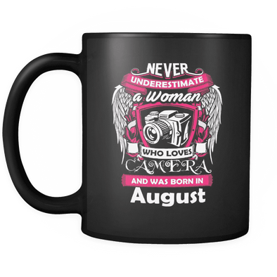 August Women Who Loves Camera Mug