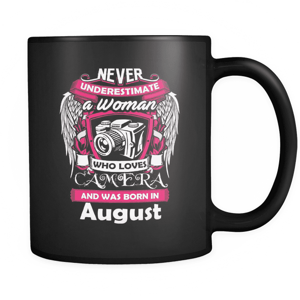 August Women Who Loves Camera Mug
