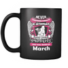 March Women Who Loves Pitbull Mug
