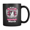 March Women Who Loves Pitbull Mug