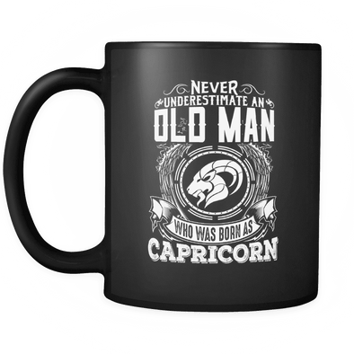 Capricorn Never Underestimate An Old Man Mug