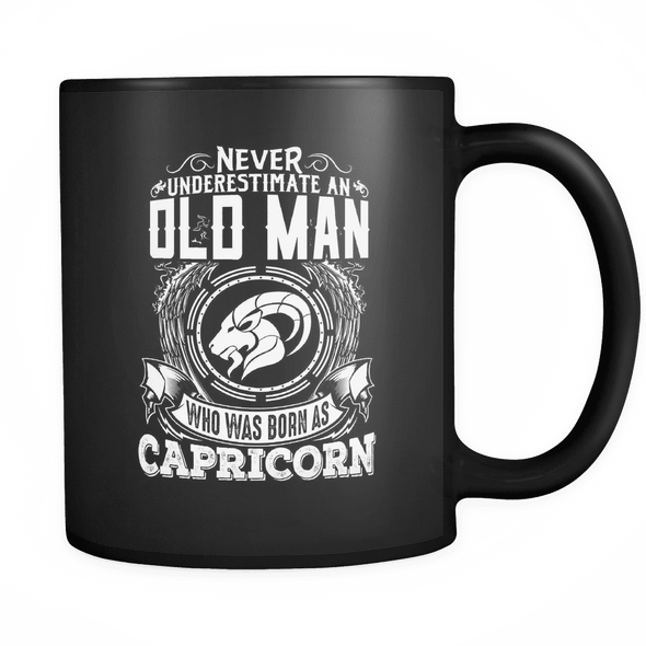 Capricorn Never Underestimate An Old Man Mug