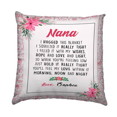 "We Hugged This" Custom Pillow - Perfect Christmas Gift