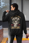 Soldier Skull Helmet Printed Hoodie