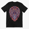 Unisex T-shirt King Owl Colorful Ornaments