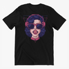 Girl Wearing Headphone Unisex Tshirt
