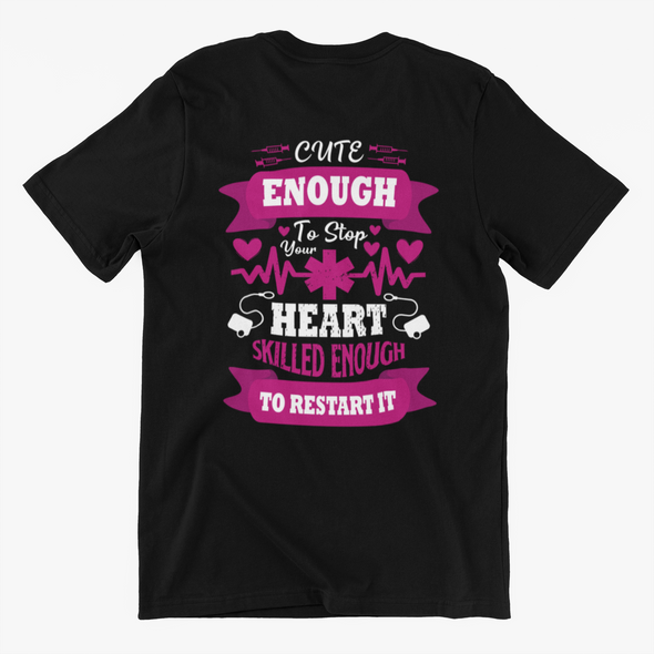 Unisex Nurse Typographic T-shirt