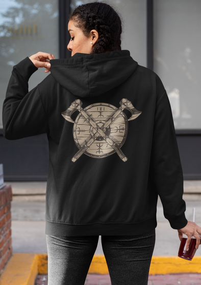 Unisex Axe Printed Hoodie