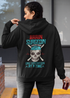 Brain Surgeon Skull Printed Unisex Hoodie