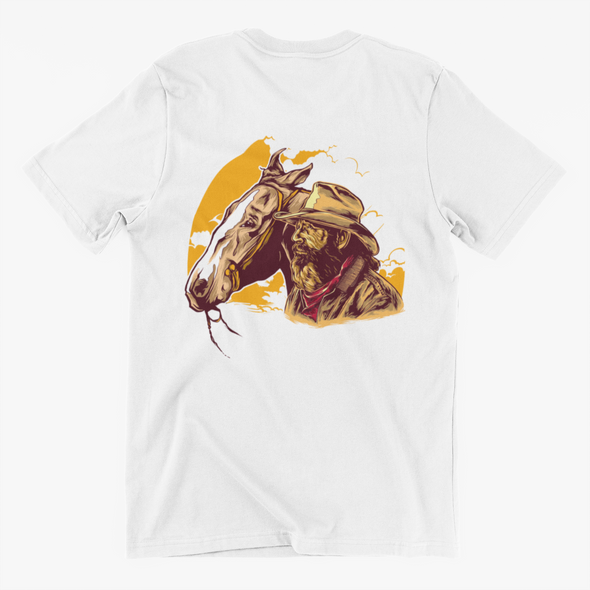 Unisex T-shirt With Horse Print