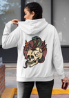 Snake And Skull Print Hoodie