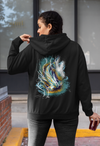 Unisex Hammer Shark Printed Hoodie