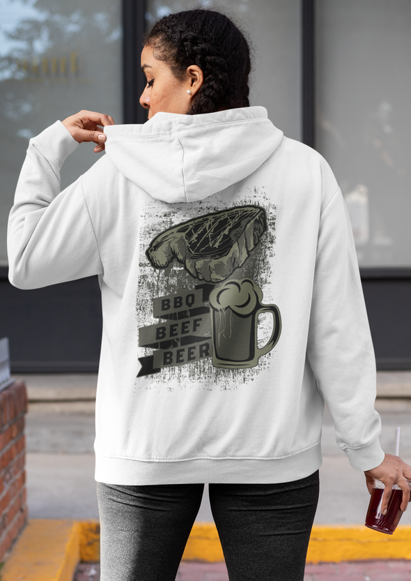 Authentic Barbeque Printed Unisex Hoodie